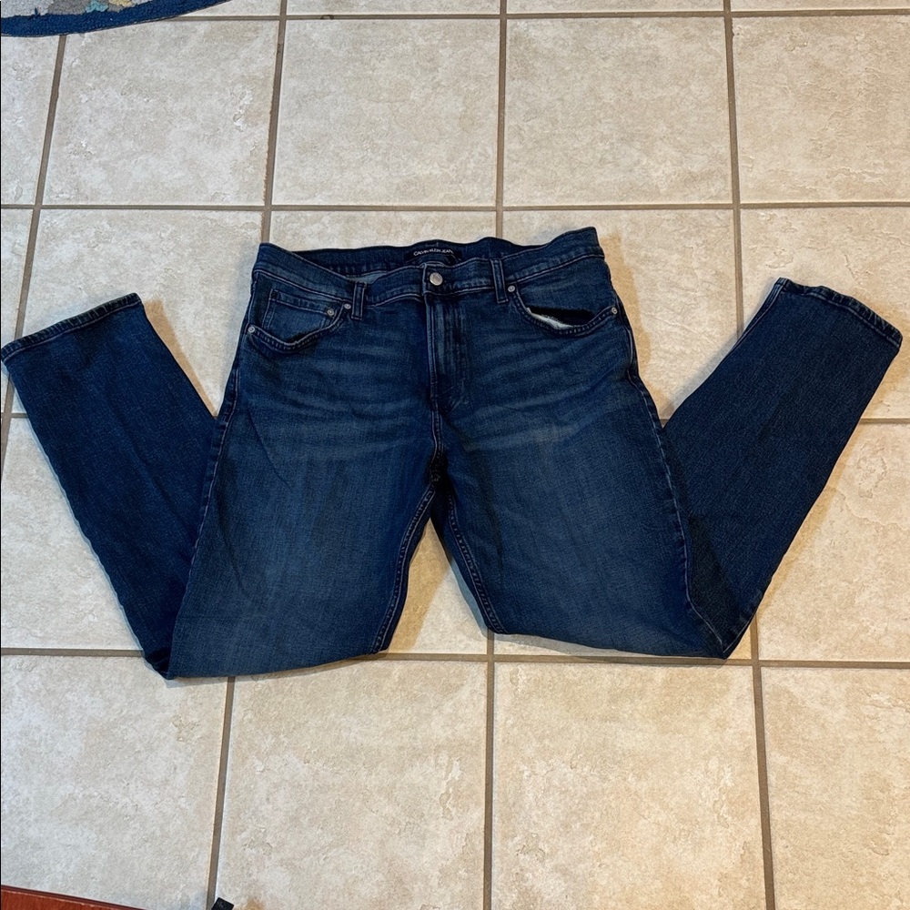 Calvin Klein Jeans Men’s Dark Blue Straight Leg